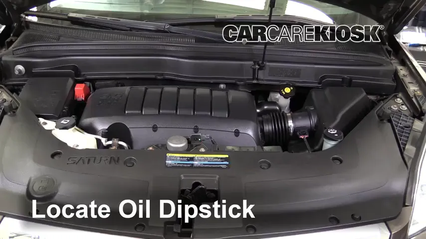 2010 Saturn Outlook XE 3.6L V6 Oil Check Oil Level